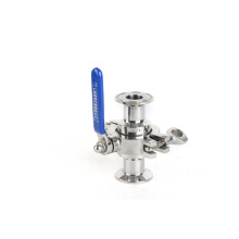 2 3 4 Inch Stainless Steel 304 316L Clamp Sanitary  Ball Valve